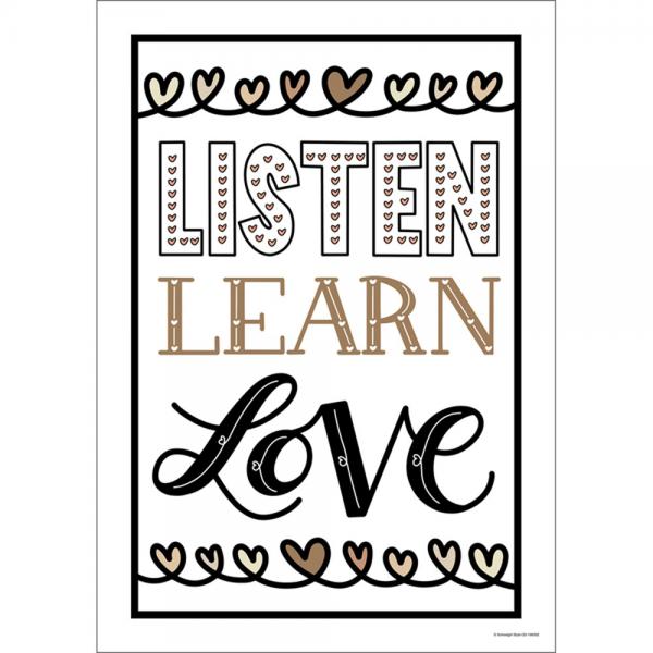 POSTER: LISTEN LEARN LOVE