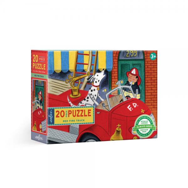 PUZZLE: RED FIRE TRUCK 20 PIECE