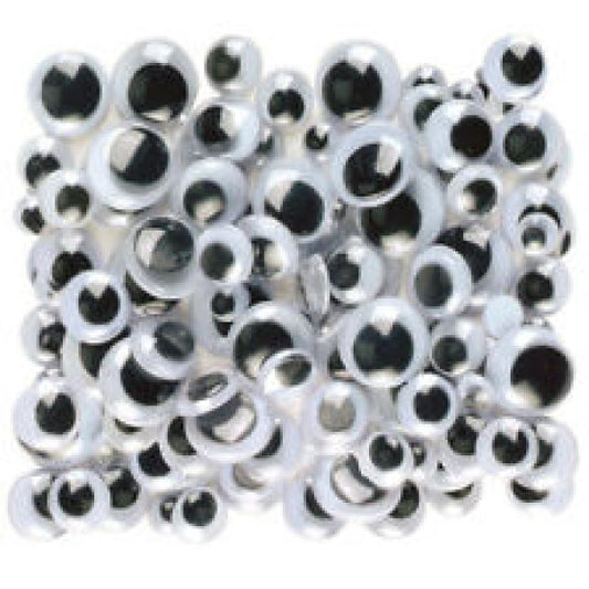 WIGGLE EYES 100 PACK ASSORTMENT