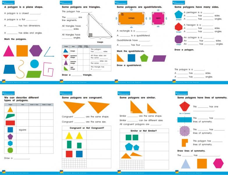MATH POSTERS: 2-DIMENSIONAL SHAPES