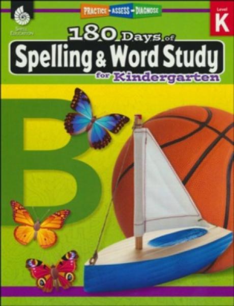 180 DAYS OF SPELLING & WORD STUDY FOR KINDERGARTEN