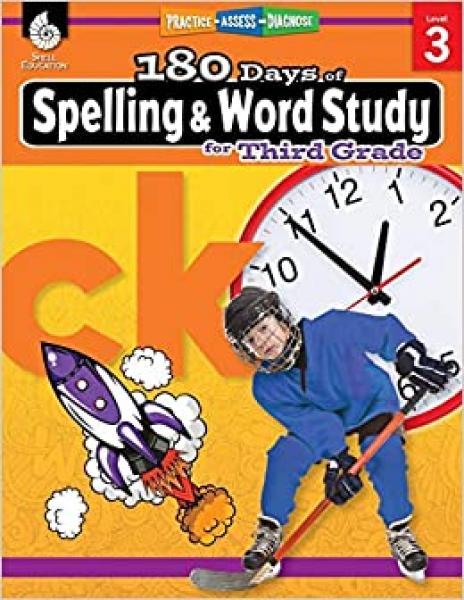 180 DAYS OF SPELLING & WORD STUDY FOR THIRD GRADE