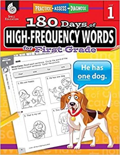 180 DAYS OF HIGH-FREQUENCY WORDS FOR FIRST GRADE