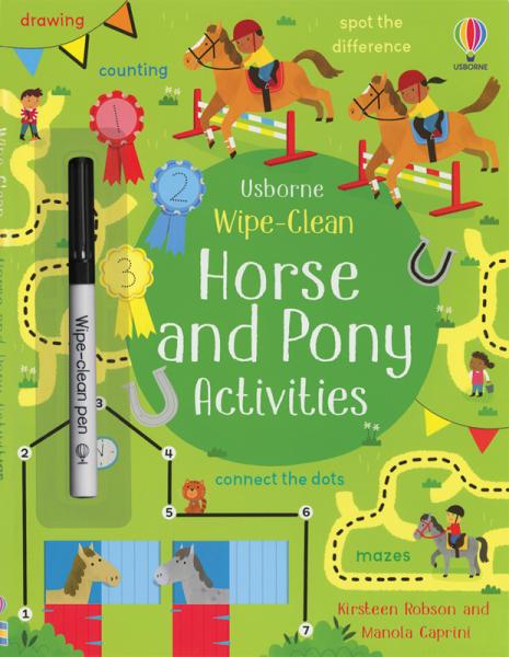 WIPE-CLEAN HORSE AND PONY ACTIVITIES