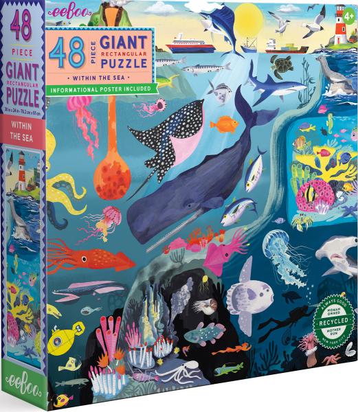 GIANT PUZZLE: WITHIN THE SEA 48 PIECES