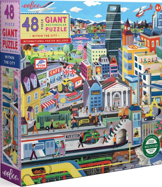 GIANT PUZZLE: WITHIN THE CITY 48 PIECES