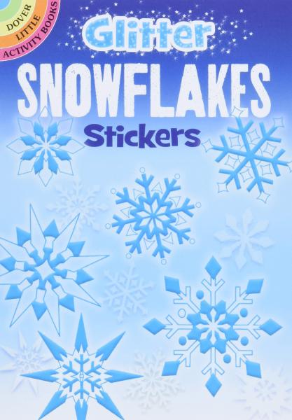 LITTLE ACTIVITY BOOK: GLITTER SNOWFLAKES STICKERS