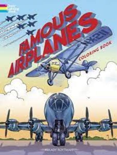COLORING BOOK: FAMOUS AIRPLANES