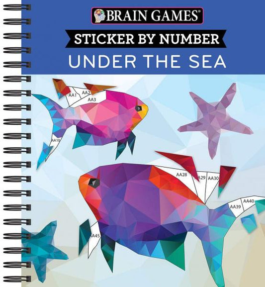 STICKER BY NUMBER UNDER THE SEA
