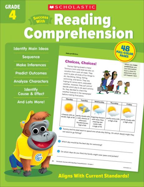 SUCCESS WITH READING COMPREHENSION GRADE 4