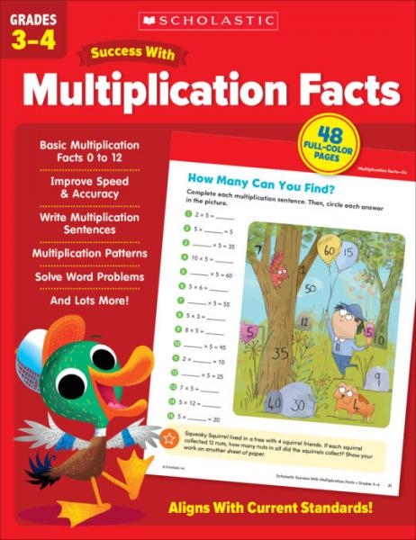 SUCCESS WITH MULTIPLICATION FACTS GRADES 3-4