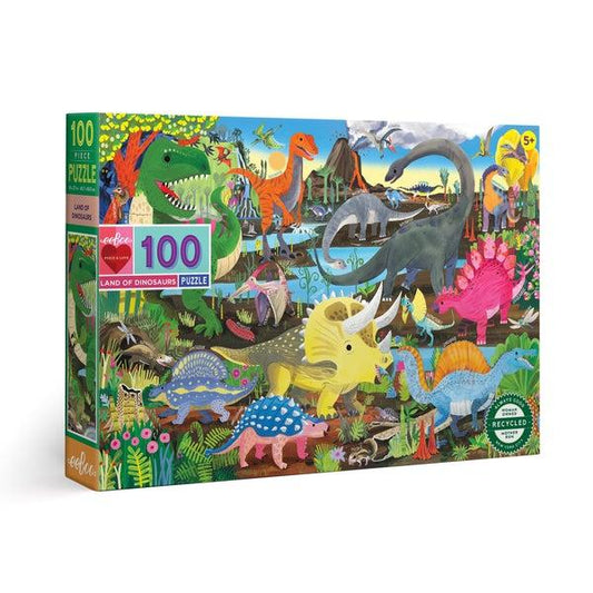 PUZZLE: LAND OF DINOSAURS 100 PIECES