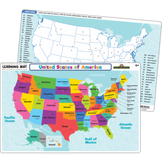 LEARNING MAT UNITED STATES OF AMERICA