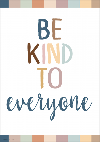POSTER: BE KIND TO EVERYONE