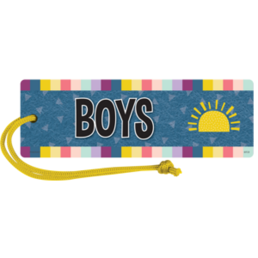 MAGNETIC HALL PASS: BOYS OH HAPPY DAY