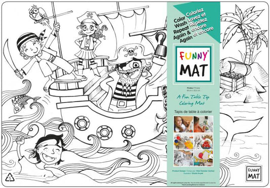 COLOR-IN-PLACEMAT: PIRATES