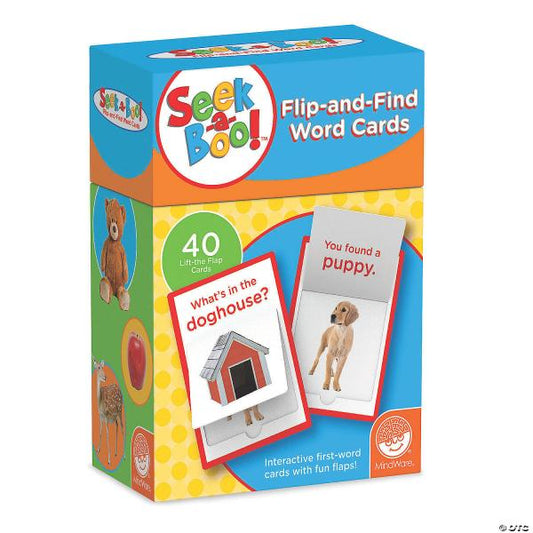 SEEK-A-BOO! FLIP-AND-FIND WORD CARDS