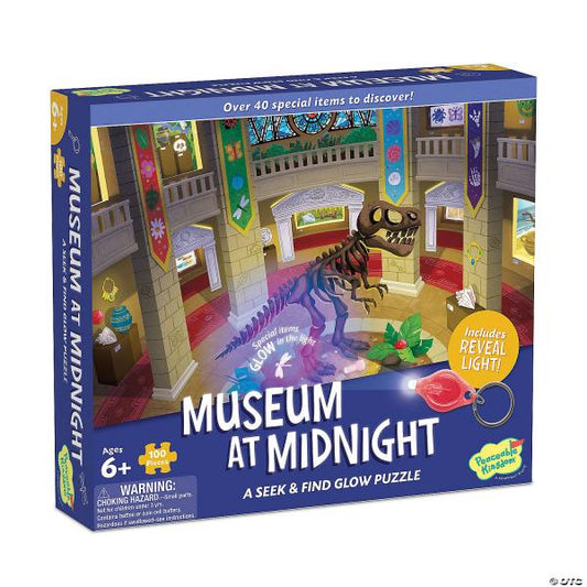 PUZZLE: MUSEUM AT MIDNIGHT SEEK & FIND 100 PIECES