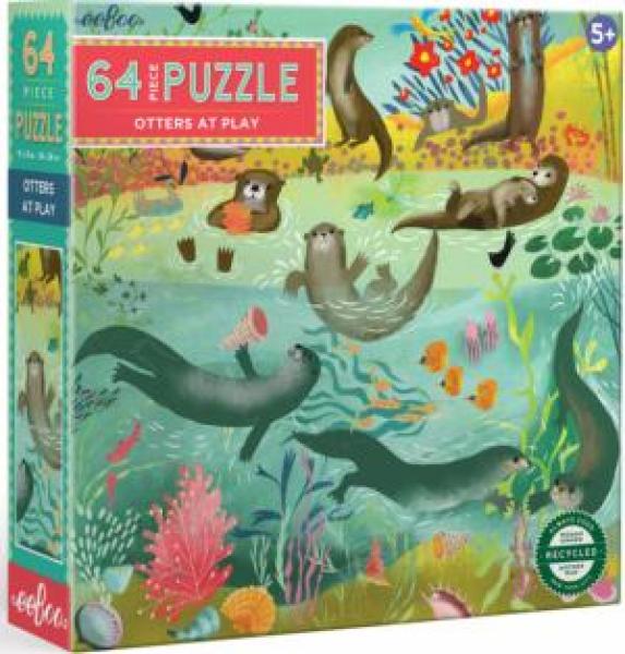 PUZZLE: OTTERS AT PLAY 64 PC