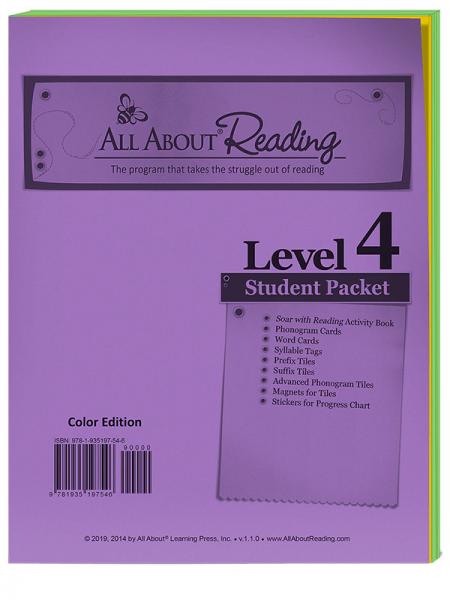 ALL ABOUT READING LEVEL 4 STUDENT PACKET