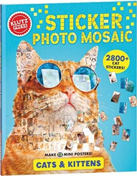 KLUTZ: STICKER PHOTO MOSAIC CATS & KITTENS