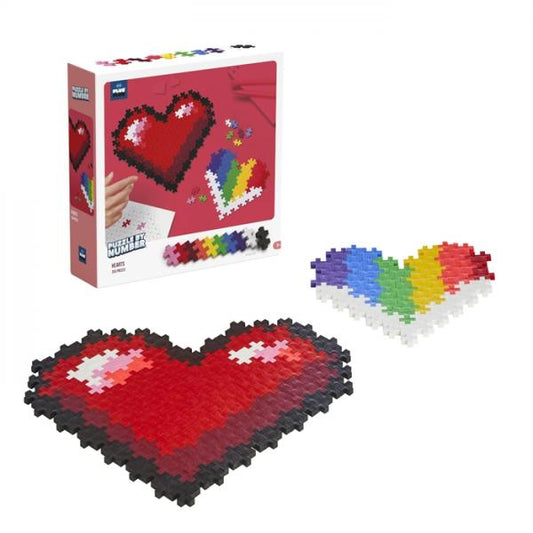 PLUS PLUS PUZZLE BY NUMBER: HEARTS
