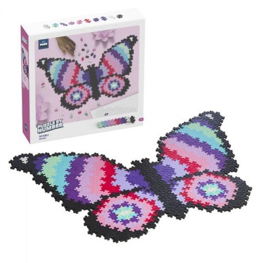 PLUS PLUS PUZZLE BY NUMBER: BUTTERFLY