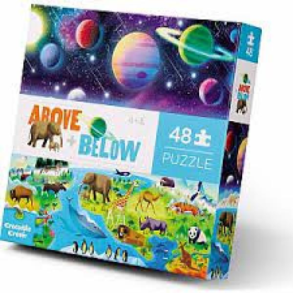 PUZZLE: ABOVE AND BELOW EARTH & SPACE 48 PIECES