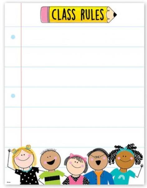 CHART: CLASS RULES STICK KIDS