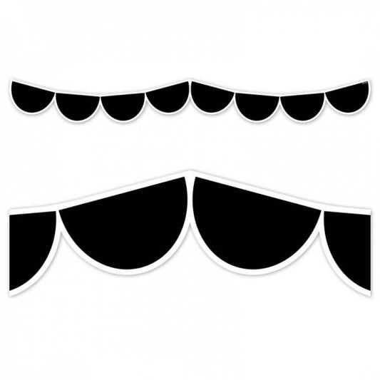 BORDER: BLACK HALF-DOTS