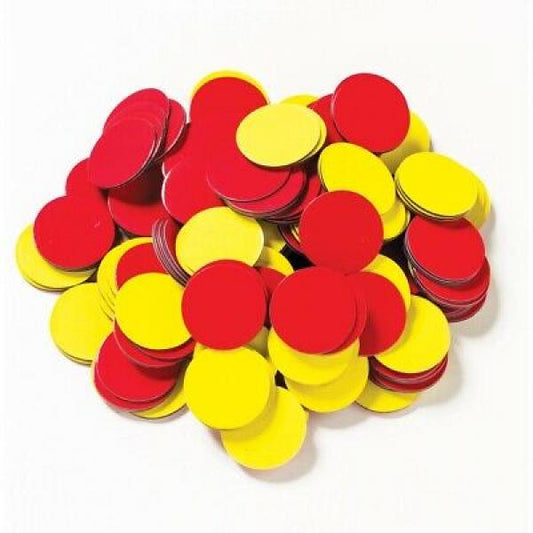 MAGNETIC TWO COLOR COUNTERS SET OF 200