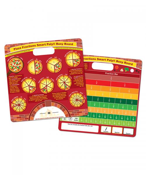 SMART POLY BUSY BOARD: PIZZA FRACTIONS