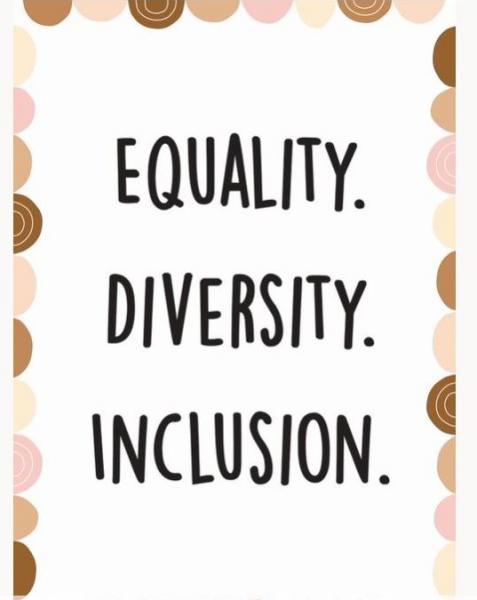 POSTER: EQUALITY. DIVERSITY. INCLUSION.