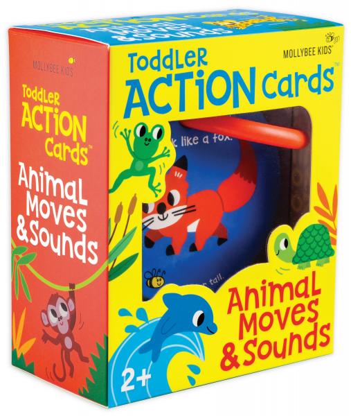 TODDLER ACTION CARDS ANIMAL MOVES & SOUNDS