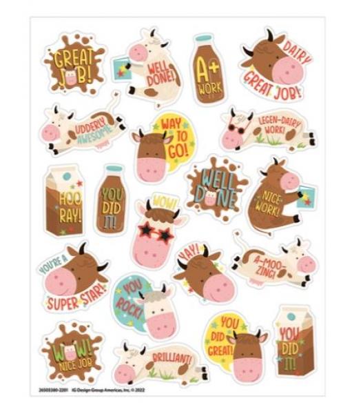 STICKERS: CHOCOLATE MILK SCENTED