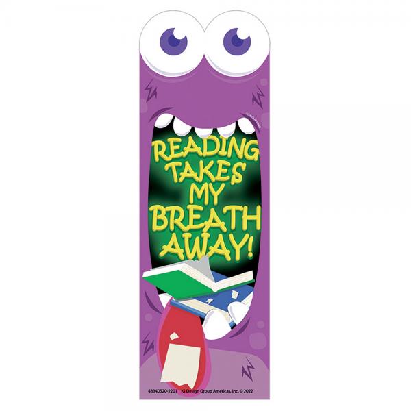BOOKMARKS: MONSTER BREATH SCENTED READING TAKES MY BREATH AWAY!