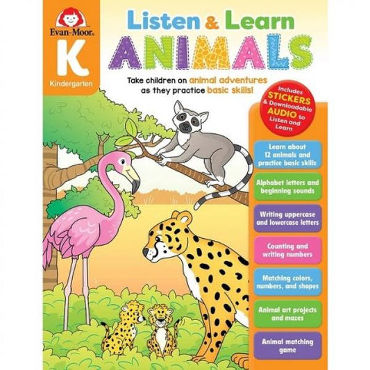 LISTEN & LEARN ANIMALS GRADE K