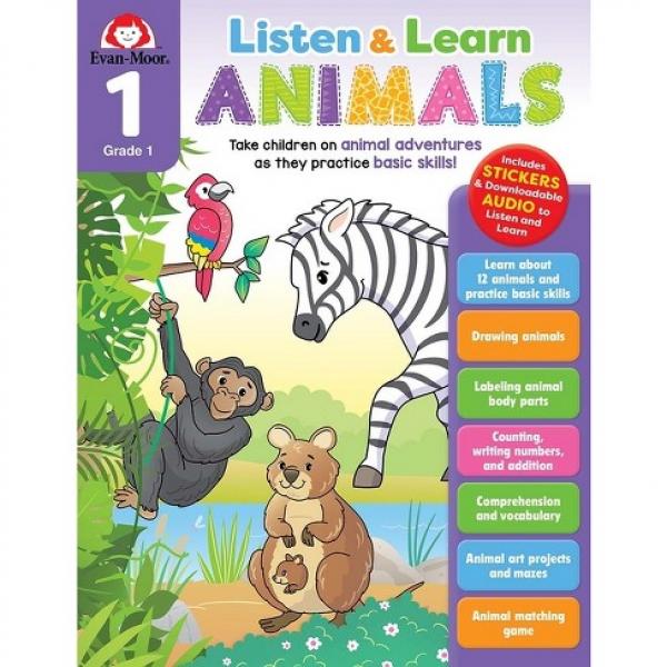 LISTEN & LEARN ANIMALS GRADE 1