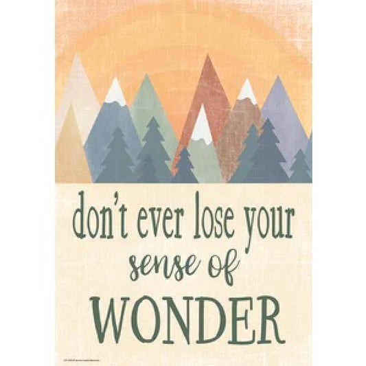 POSTER: DON'T EVER LOSE YOUR SENSE OF WONDER