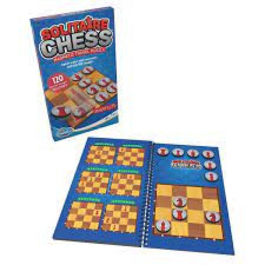 SOLITAIRE CHESS MAGNETIC TRAVEL PUZZLE