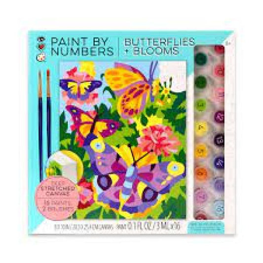 PAINT BY NUMBERS: BUTTERFLIES & BLOOMS