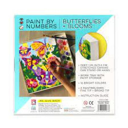 PAINT BY NUMBERS: BUTTERFLIES & BLOOMS
