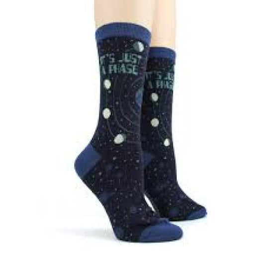 SOCKS: WOMEN'S SPACE IT'S JUST A PHASE