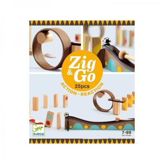 ZIG & GO 25 PCS MARBLE RUN DRING