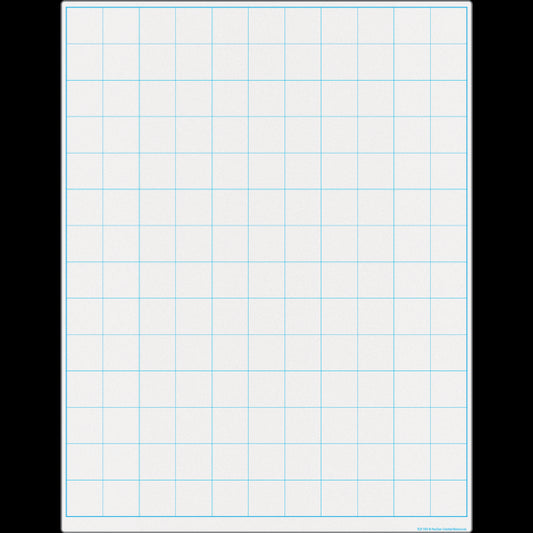 CHART: WRITE-ON/WIPE-OFF GRAPHING GRID 1 1/2 INCH SQUARES