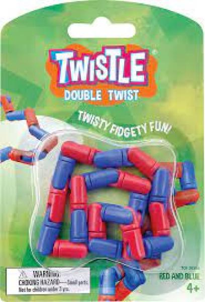 TWISTLE DOUBLE TWIST RED AND BLUE