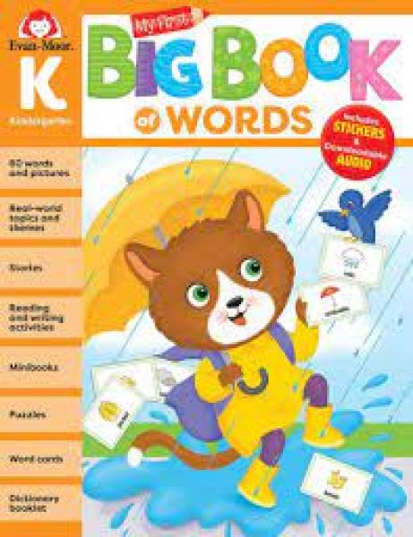 MY FIRST BIG BOOK OF WORDS GRADE K