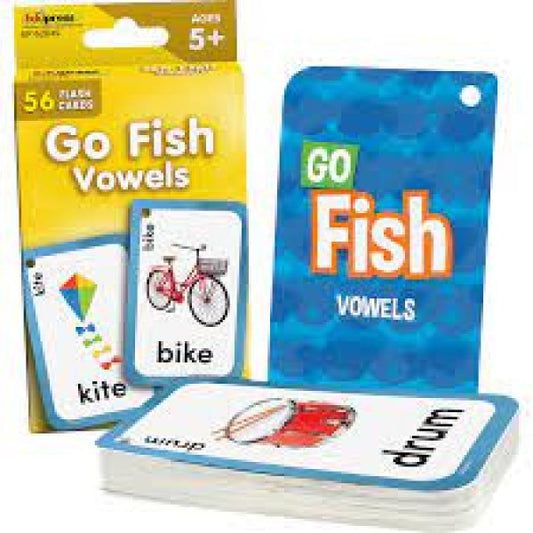 FLASH CARDS: GO FISH VOWELS