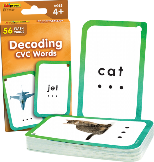 FLASH CARDS: DECODING CVC WORDS