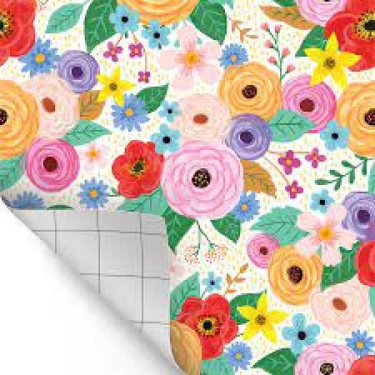 PEEL AND STICK DECORATIVE PAPER: WILDFLOWERS